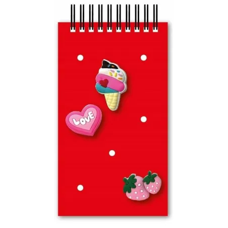 NOTES SILIKONOWY NA SPIRALI Z PRZYPINKAMI A6 BENIAMIN
