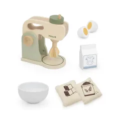 DREWNIANY MIKSER KUCHENNY ZIELONY Z AKCESORIAMI VIGA TOYS 3+