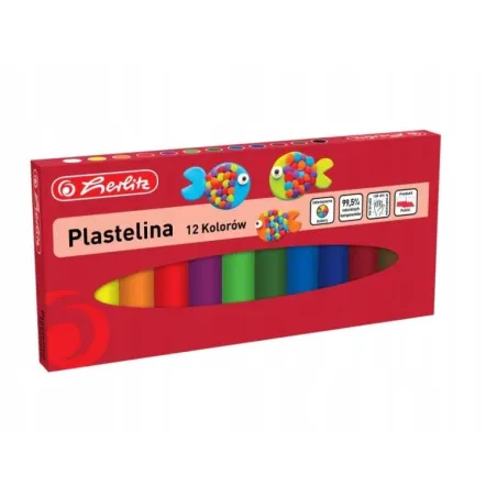 Plastelina 12 Kolorów Herlitz