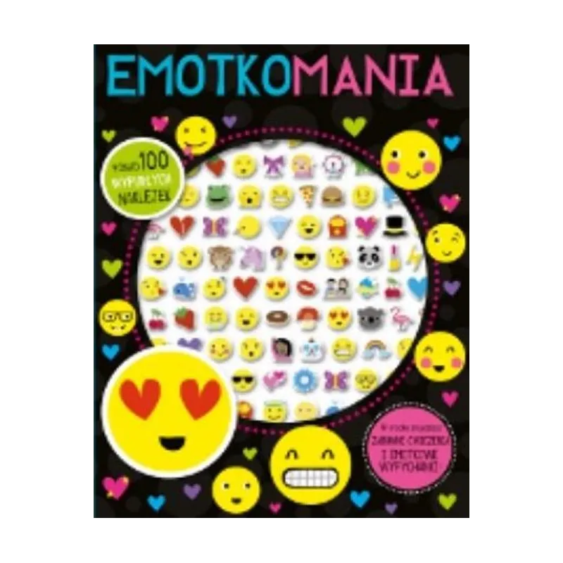 EMOTKOMANIA. PONAD 100 WYPUKŁYCH NAKLEJEK 3+ - MD