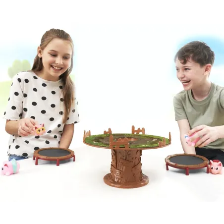 ŚWINIE NA TRAMPOLINIE GRA ZRĘCZNOŚCIOWA 6+