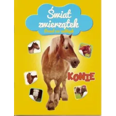 ŚWIAT ZWIERZĄTEK KONIE PONAD 100 NAKLEJEK 3+