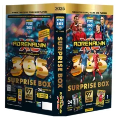 FIFA 365 ADRENALYN XL 2025 BOX Z KARTAMI PIŁKARSKIMI PANINI