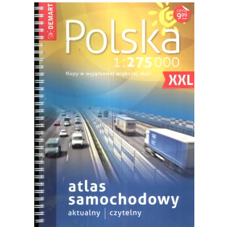 POLSKA ATLAS SAMOCHODOWY 1 : 275 000 - Demart