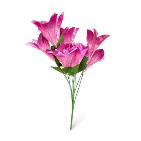 Sztuczne Lilie Fioletowe Wysoki Bukiet 57 Cm Dekoracyjny Sztuczne Lilie Fioletowe Wysoki Bukiet 57 Cm Dekoracyjny