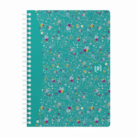 Kołozeszyt  Floral A5 60 Kartek W Kratkę Oxford