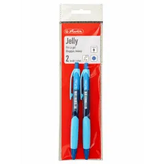 DŁUGOPIS ŻELOWY NIEBIESKI 0,7 MM 2 SZTUKI HERLITZ