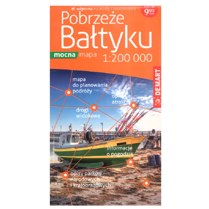 POBRZEŻE BAŁTYKU MAPA TURYSTYCZNA 1 : 200 000 - Demart