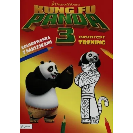 Kung Fu Panda 3. Fantastyczny Trening. Kolorowanka Z Naklejkami