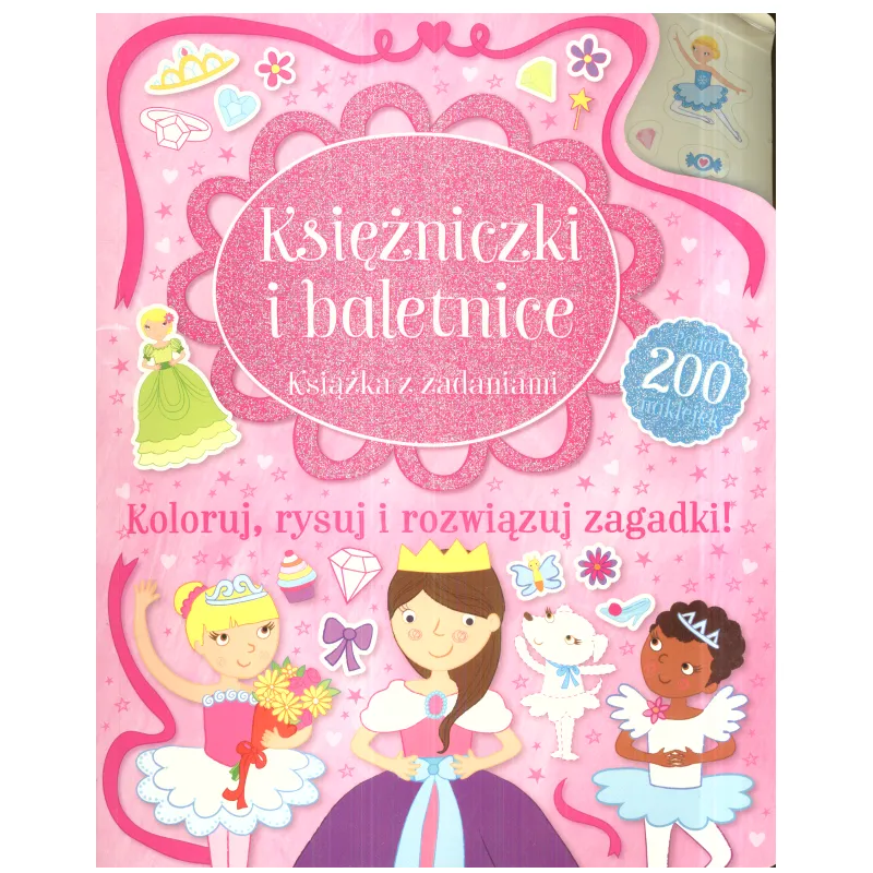 KSIĘŻNICZKI I BALETNICE KSIĄŻKA Z ZADANIAMI - Olesiejuk