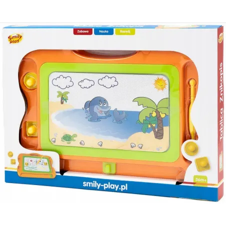 MAGNETYCZNA TABLICA DO RYSOWANIA SMILY PLAY 3+