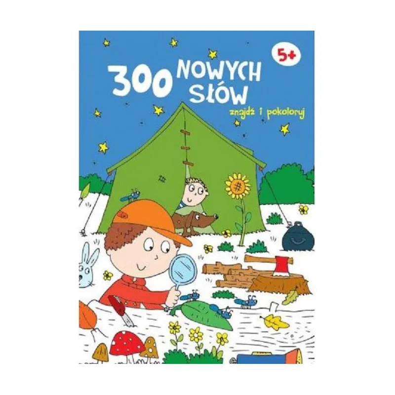 300 NOWYCH SŁÓW. ZNAJDŹ I POKOLORUJ 5+ - Yoyo Books 300 NOWYCH SŁÓW. ZNAJDŹ I POKOLORUJ 5+ - Yoyo Books