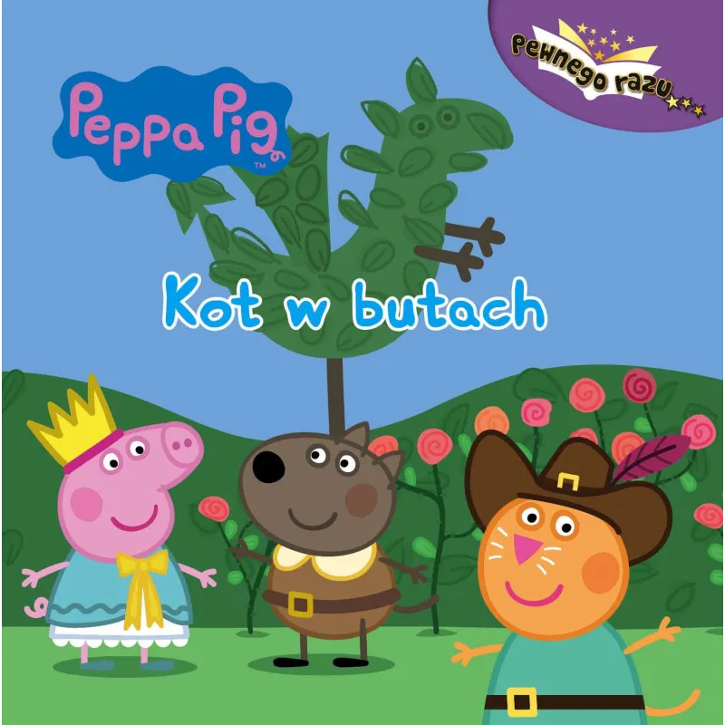 ŚWINKA PEPPA KOT W BUTACH SZTYWNIACZEK - Media Service Zawada