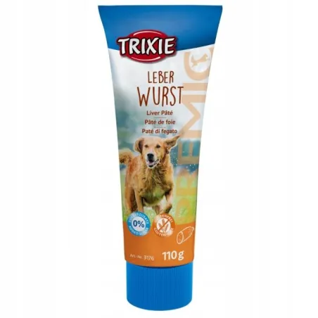 PRZYSMAK PASZTET DLA PSA LEBER WURST 110 G BEZ GLUTENU TRIXIE