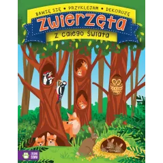 ZWIERZĘTA Z CAŁEGO ŚWIATA. BAWIĘ SIĘ, PRZYKLEJAM, PROJEKTUJĘ - Zielona Sowa