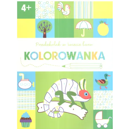 PRZEDSZKOLAK W ŚWIECI BARW. KOLOROWANKA 4+ - Olesiejuk