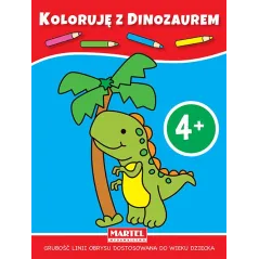 KOLORUJĘ Z DINOZAUREM 4+