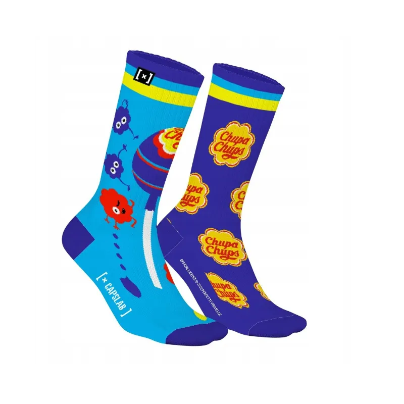 SKARPETKI CHUPA CHUPS NIEBIESKIE ROZMIAR 39-42 CAPSLAB