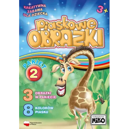 PIASKOWE OBRAZKI KREATYWNA ZABAWA DLA DZIECKA 3+ - NIKO