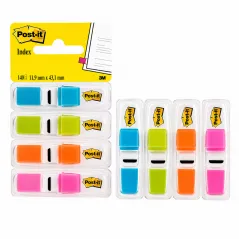 ZAKŁADKI INDEKSUJĄCE 11,9 X 43,1 MM 4 KOLORY POST-IT