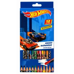 KREDKI OŁÓWKOWE HOT WHEELS 12 KOLORÓW