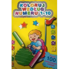 KOLORUJ WEDŁUG NUMERU 1-20 ŻÓŁTA