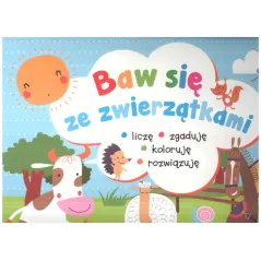 BAW SIĘ ZE ZWIERZĄTKAMI BLOK Z NAKLEJKAMI 4+ - Olesiejuk