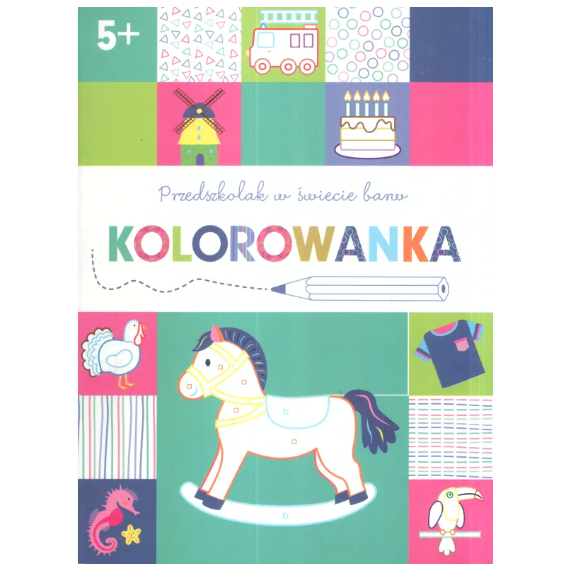 PRZEDSZKOLE W ŚWIECIE BARW KOLOROWANKA 5+ - Olesiejuk