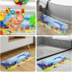 Mata Antypoślizgowa Do Wanny 100×40 Cm Z 200 Przyssawkami