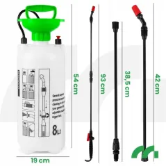 OPRYSKIWACZ CIŚNIENIOWY MALTEC MASTERSPRAY 8L Z LANCĄ 93 CM