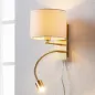 Kinkiet Lampa Ścienna Lindby Florens Mosiądz Matowy Biały Klosz E14 23,5 Cm Kinkiet Lampa Ścienna Lindby Florens Mosiądz Matowy Biały Klosz E14 23,5 Cm
