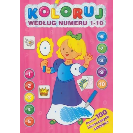 KOLORUJ WEDŁUG NUMERU 1-10 - Yoyo Books