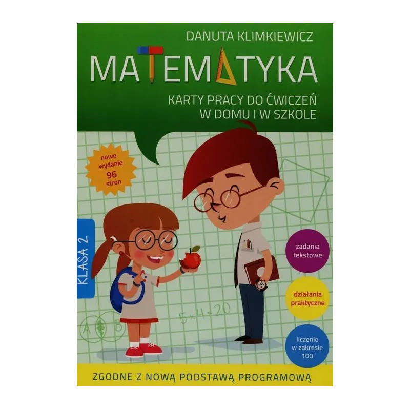 MATEMATYKA. KLASA 2. KARTY PRACY DO ĆWICZEŃ W DOMU I W SZKOLE - Skrzat MATEMATYKA. KLASA 2. KARTY PRACY DO ĆWICZEŃ W DOMU I W SZKOLE - Skrzat