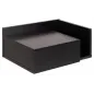 Szafka Nocna Wisząca Ashlan Ii Czarna Mdf Z Szufladą I Półką 40 Cm Szafka Nocna Wisząca Ashlan Ii Czarna Mdf Z Szufladą I Półką 40 Cm