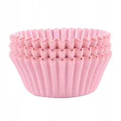 PAPIEROWE PAPILOTKI DO MUFFINEK JASNORÓŻOWE 60 SZTUK PME