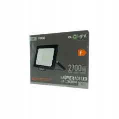 NAŚWIETLACZ LED 30W 4000K ECO LIGHT IP65 CZARNY