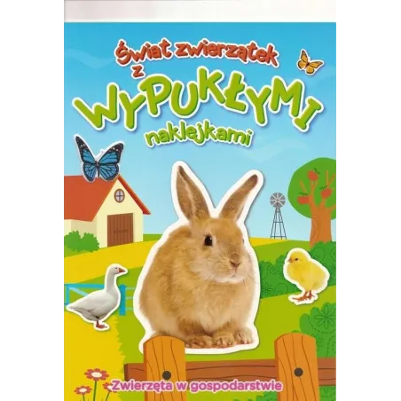 Świat Zwierzątek Z Wypukłymi Naklejkami Zwierzęta W Gospodarstwie