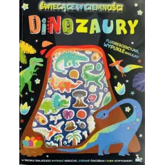 DINOZAURY. WYPUKŁE NAKLEJKI ŚWIECĄCE W CIEMNOŚCI