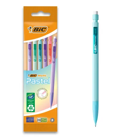 Ołówek Automatyczny 5 Sztuk Pastelowe Bic Ołówek Automatyczny 5 Sztuk Pastelowe Bic