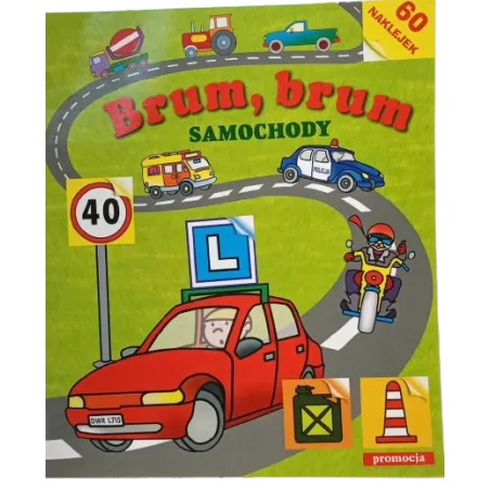 Brum, Brum Samochody. Naklejanki Brum, Brum Samochody. Naklejanki