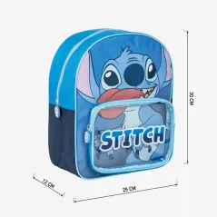 PLECAK PRZEDSZKOLNY JEDNOKOMOROWY STITCH 31 CM