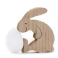 Figurka Do Dekoracji Drewniany Królik Z Jajakiem Figurka Do Dekoracji Drewniany Królik Z Jajakiem