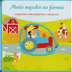 MAŁA MYSZKA NA FARMIE. KSIĄŻECZKA HARMONIJKA Z PUZZLAMI - Yoyo Books