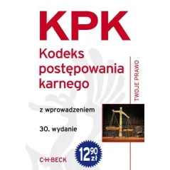 KODEKS POSTĘPOWANIA KARNEGO Z WPROWADZENIEM - C.H. Beck