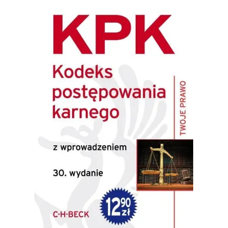 KODEKS POSTĘPOWANIA KARNEGO Z WPROWADZENIEM - C.H. Beck