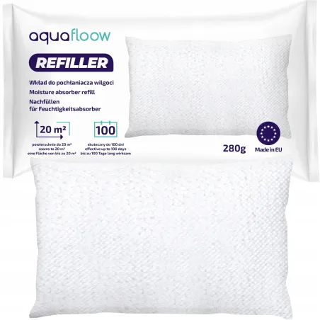 Uniwersalny Wkład Do Pochłaniacza Wilgoci Aquafloow Refiller 280 G Uniwersalny Wkład Do Pochłaniacza Wilgoci Aquafloow Refiller 280 G