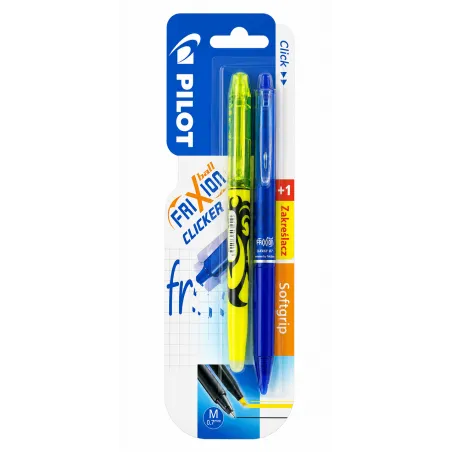 Długopis Wymazywalny Niebieski 0,7 Mm + Zakreślacz Pilot Frixion Długopis Wymazywalny Niebieski 0,7 Mm + Zakreślacz Pilot Frixion