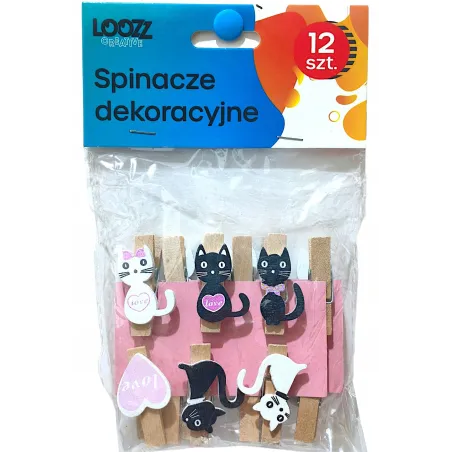 Spinacze Dekoracyjne 12 Sztuk Mix Wzorów St. Majewski
