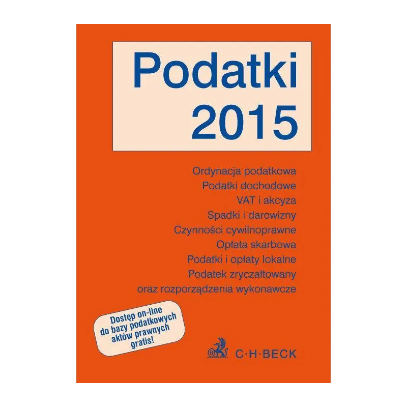 PODATKI 2015 Aneta Flisek - C.H. Beck