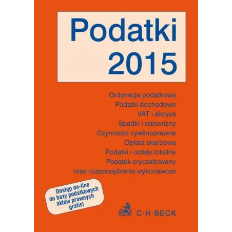 PODATKI 2015 Aneta Flisek - C.H. Beck